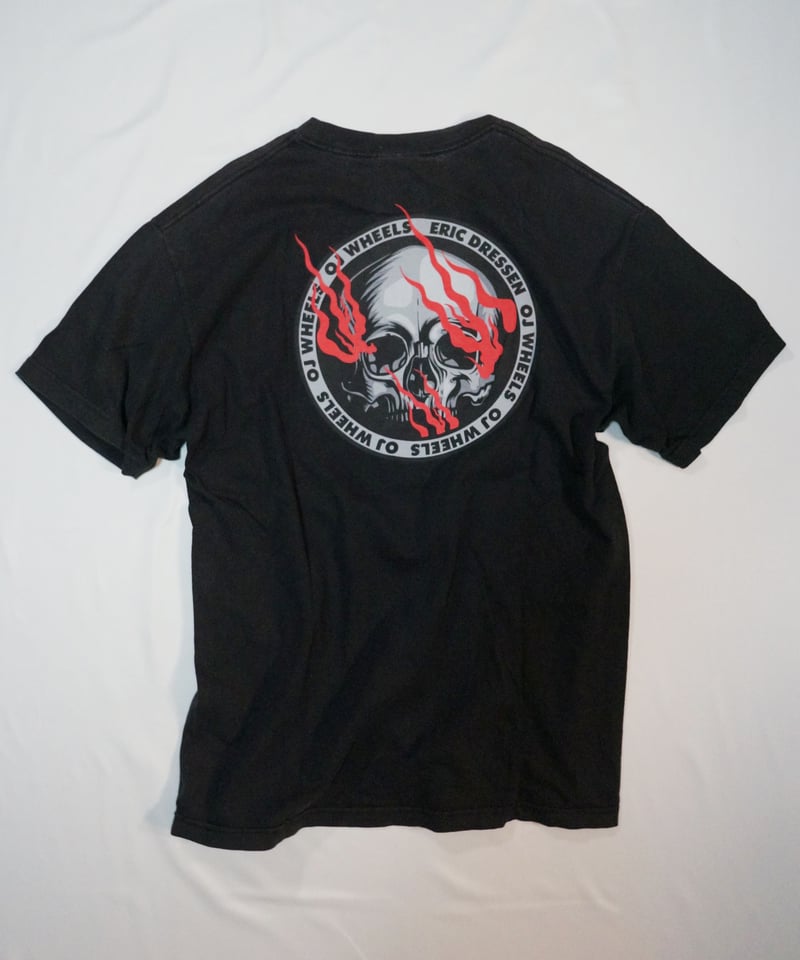 00s OJ Wheels Frame Skull Tee L | 東京スケートボード博物館