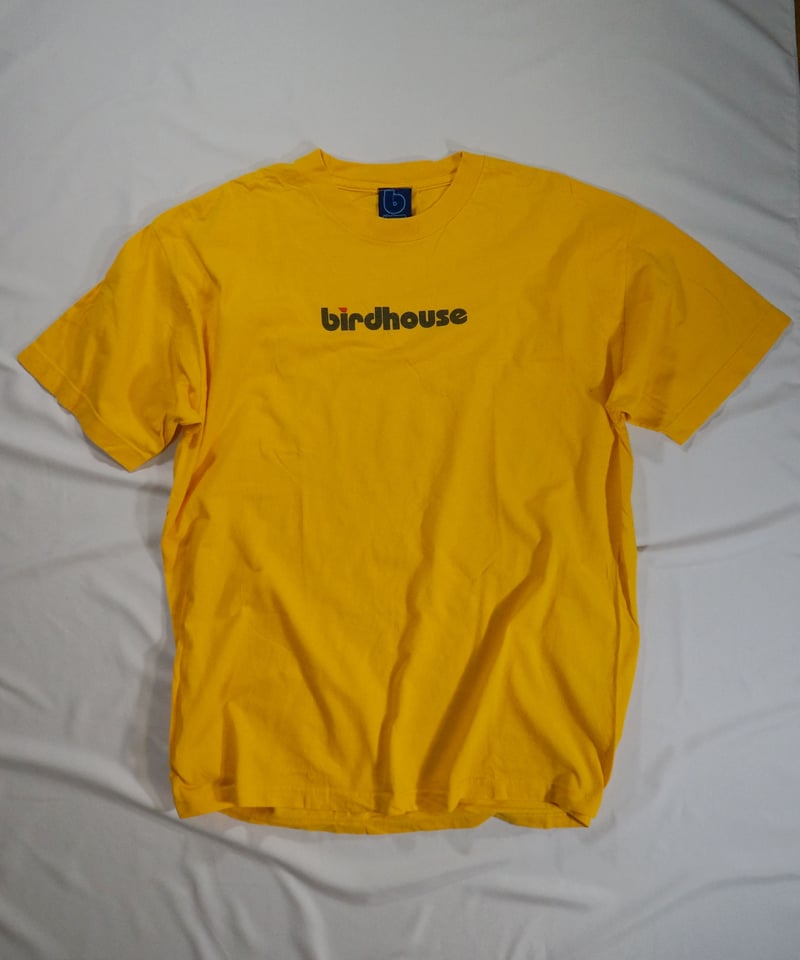 90s Birdhouse Logo Tee Gold XL | 東京スケートボード博物館