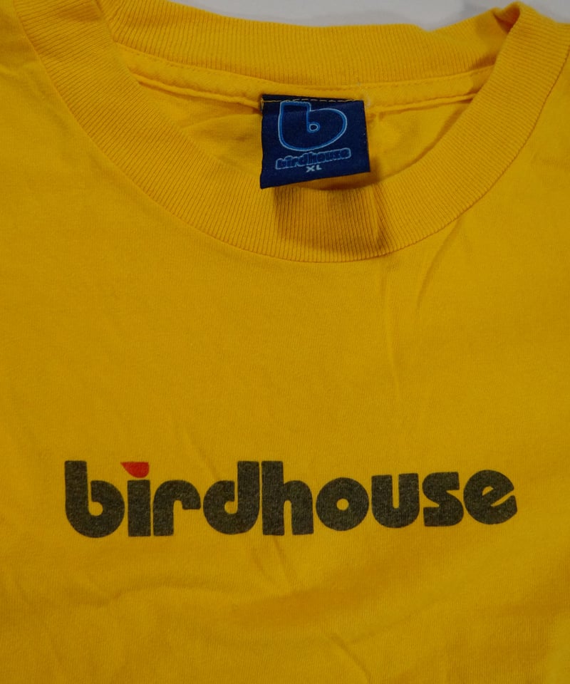 90s Birdhouse Logo Tee Gold XL | 東京スケートボード博物館