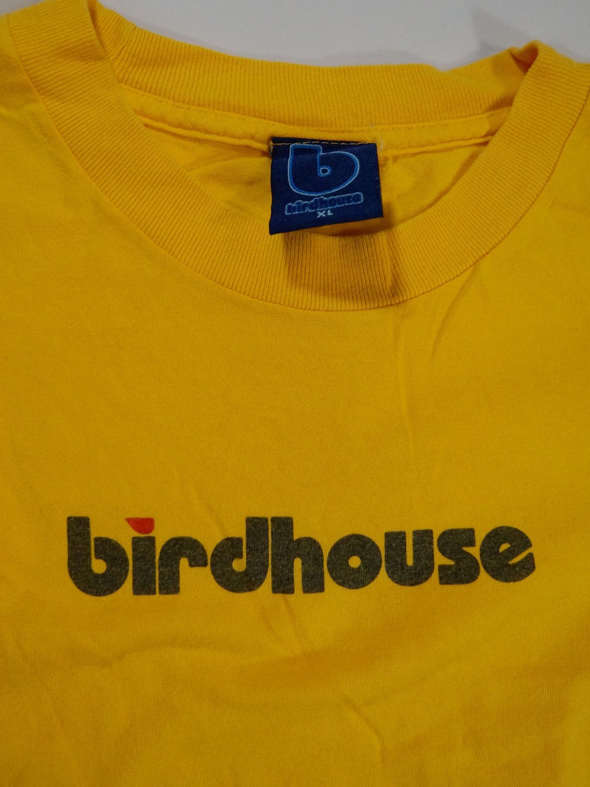 90s Birdhouse Logo Tee Gold XL | 東京スケートボード博物館