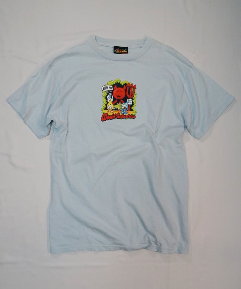 90 World Industries Bless you Tee L | 東京スケートボード博物館