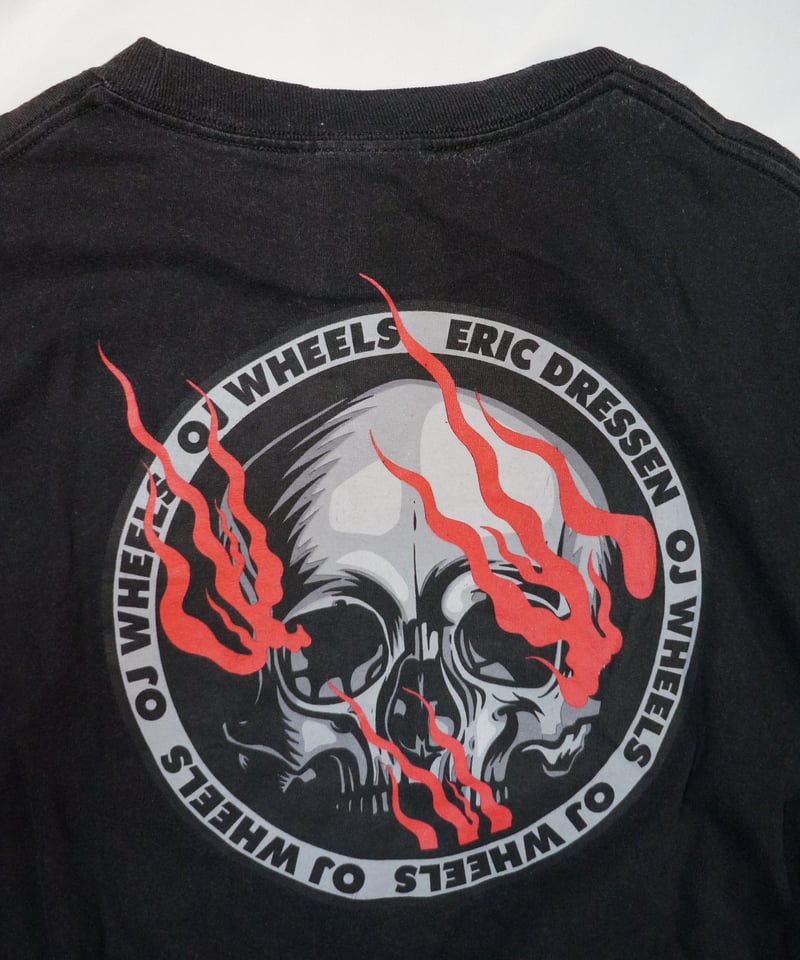 00s OJ Wheels Frame Skull Tee L | 東京スケートボード博物館