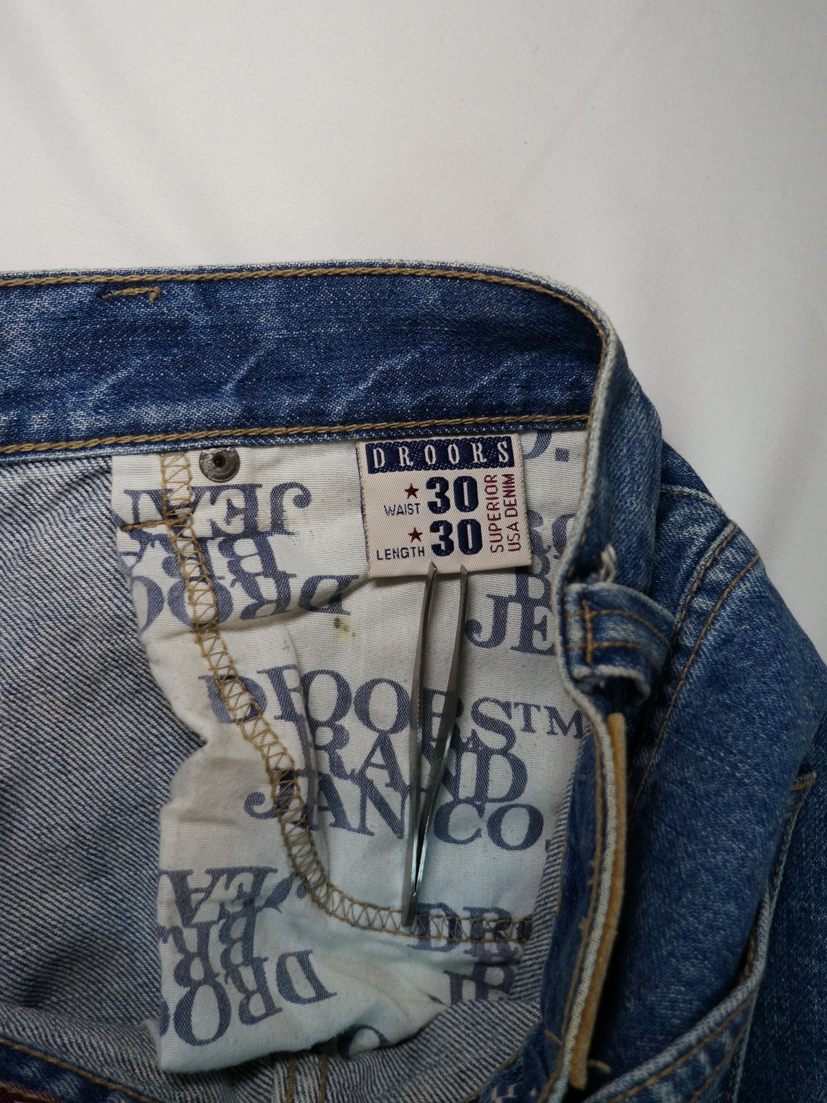 90s Droors Denim W30 L30 | 東京スケートボード博物館