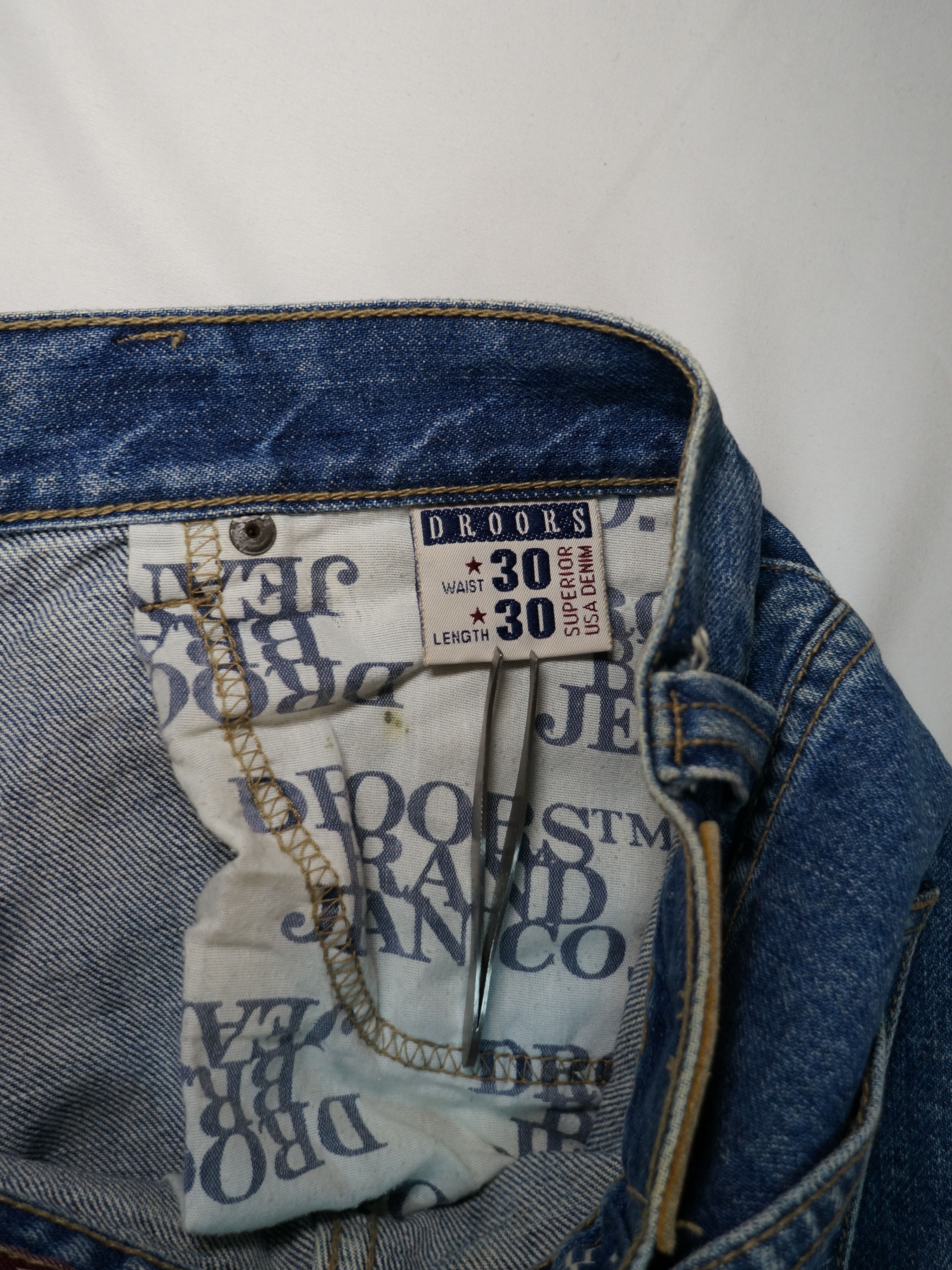 90s Droors Denim W30 L30 | 東京スケートボード博物館