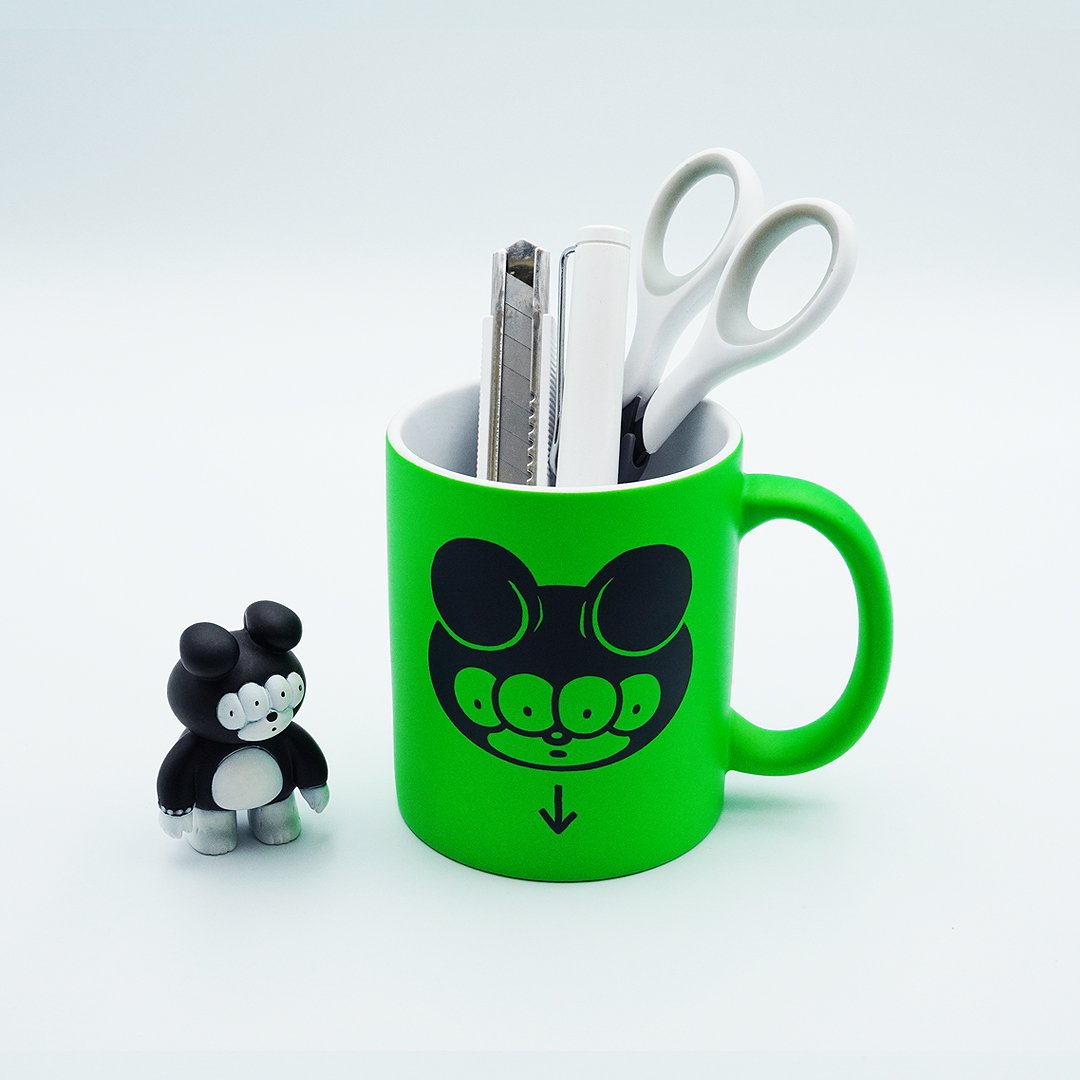 レトロ　おもちゃ　バンダイ　マグネトップ BRIDGE SHIP HOUSE マグカップ / ネオングリーン | LIN gallery