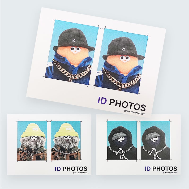 The TOMODACHI ! ID PHOTOステッカー 3種セット / RAPPER |