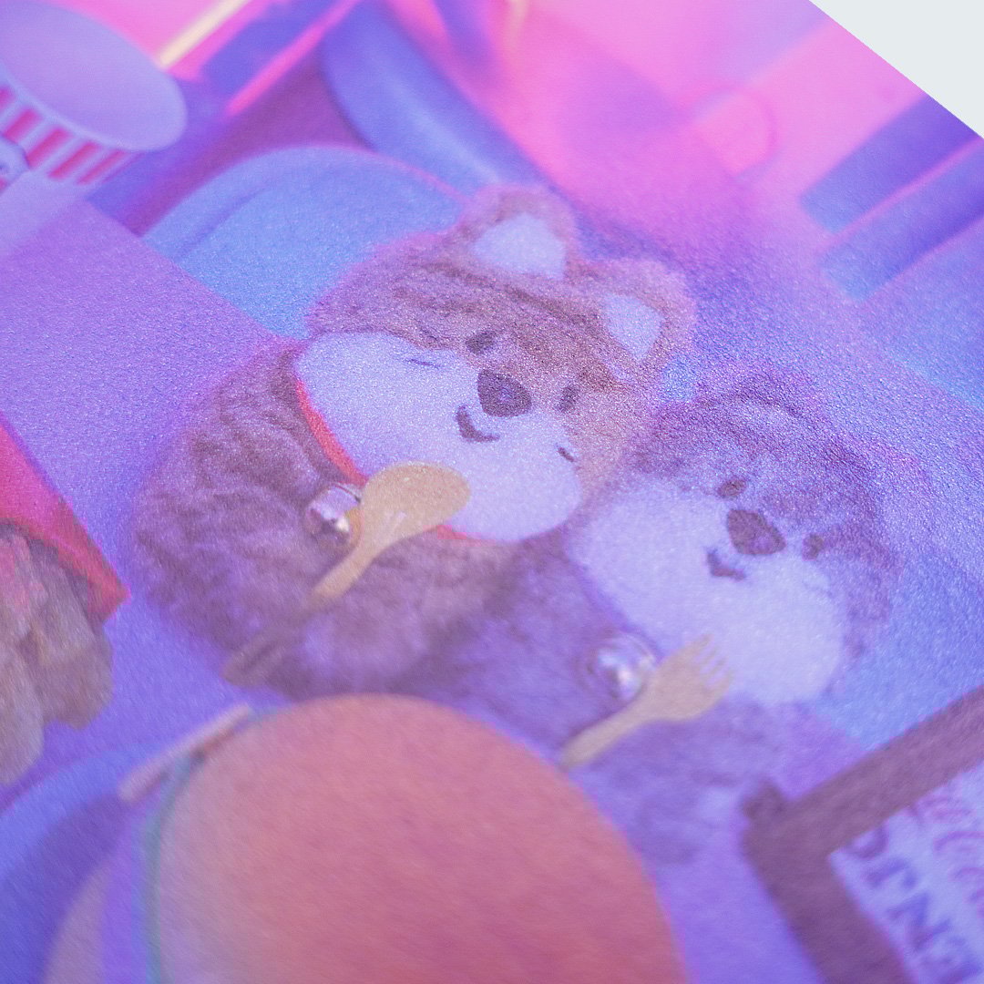 JUNK FOOD OPERA ねこッカちゃんポストカード / type-1 | LIN ga