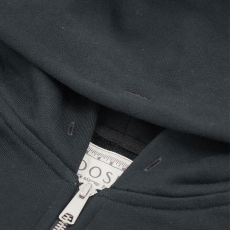 WANTHEM｜LOOSE ELBOW TUCK ZIP-UP HOODIE