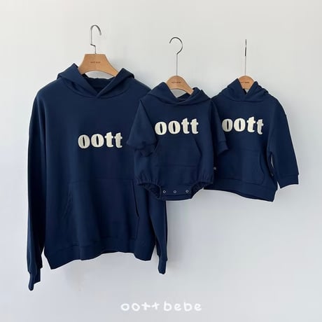 【親子でお揃い♡】oottパーカー(70~freeサイズ)