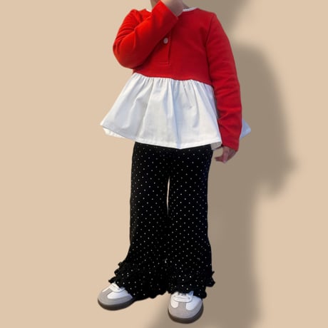 【即納】ダブルフリルブーツカット(80～110cm)