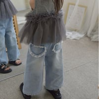 【即納】ハートポケットデニム(90~140cm)