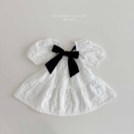 バックリボンワンピース(80~105cm)
