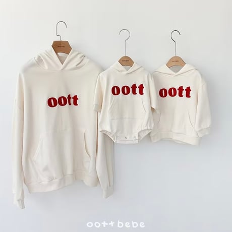 【親子でお揃い♡】oottパーカー(70~freeサイズ)