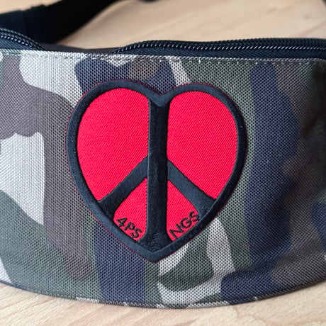 Love&Peace ベルトバッグ カモフラ ウッドランド