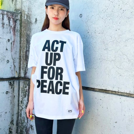 ACT UP FOR PEACE  Tシャツ