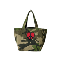 Love&Peace トート S ウッドランドカモ
