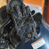 レザー＆デニムコンビグローブ　RG16