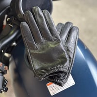 パンチメッシュ　ショートレザーグローブ　RG22