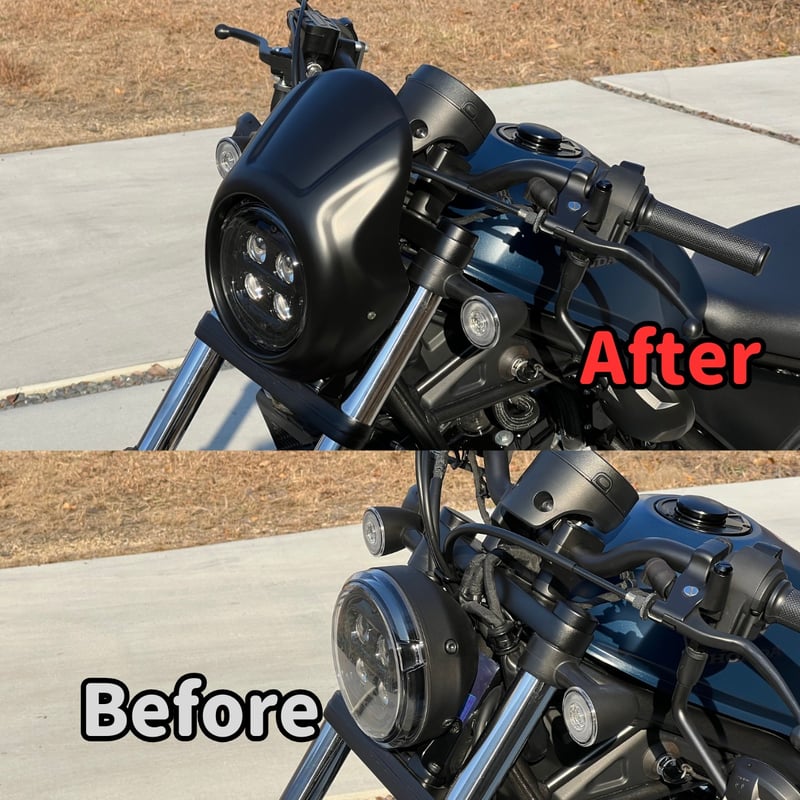 レブル250 ヘッドライトカウル ヘッドライトカウル (25ym Rebel250)(Rebel 250): 純正アクセサリー