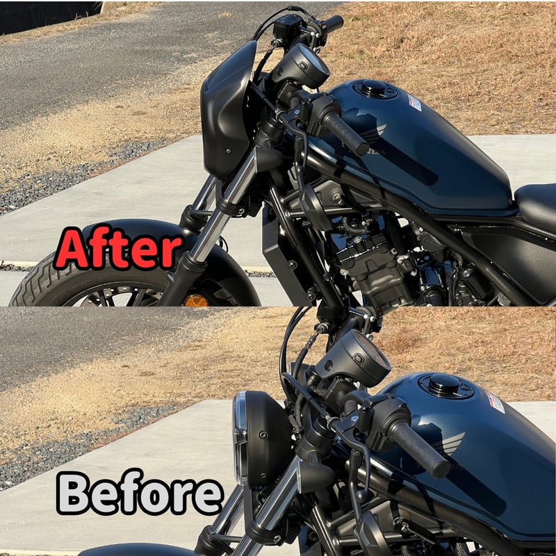 レブル250 ヘッドライト ビキニカウル | ヤカゲベース ウェブショップ