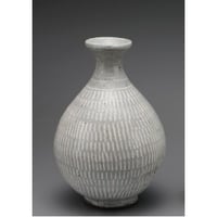 李朝鶏龍山絵刷毛目草文お預け徳利 Yi Dynasty Keiryuzan painted w