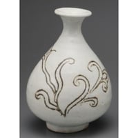 李朝古三島徳利 Yi Dynasty old mishima sake bottle | 古美