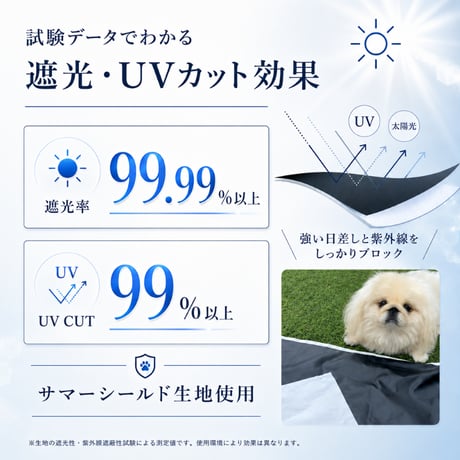 ペットカート用カバー 日本製 サマーシールドカバー UBU 犬 UVカット 遮熱 暑さ対策 紫外線防止 高機能カバー 犬用 犬カート 熱中症対策