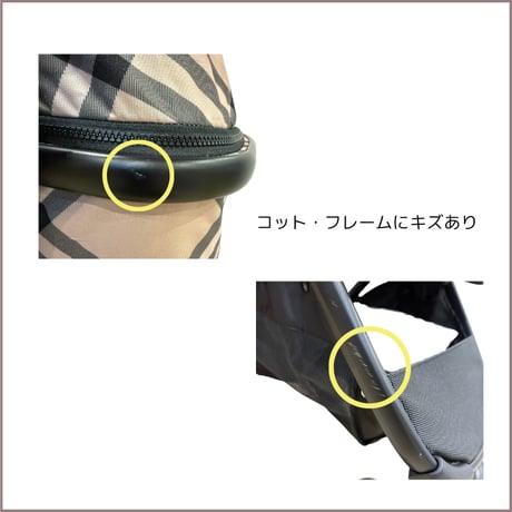 LIONA リオナファスナータイプ アウトレット品  ベージュチェック 059