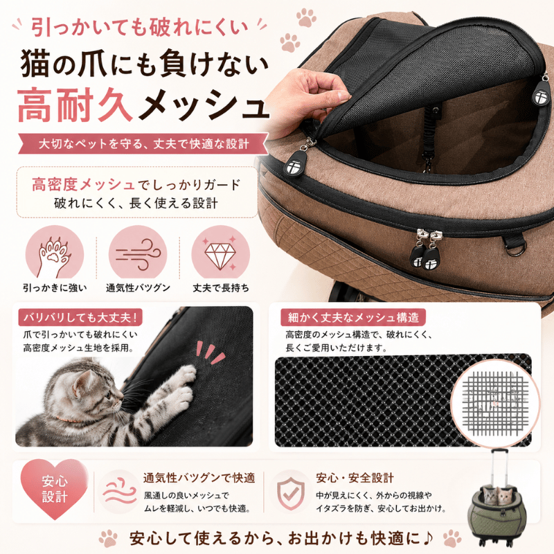 Daisuki リュック LLサイズ リュック型キャリーバッグ 犬猫用 トロリー Daisuki リュック LLサイズ リュック型キャリーバッグ 犬猫用 トロリー