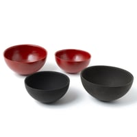 hanabiの器 朱と墨