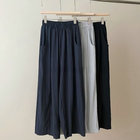 デイリーバンドワイドパンツ