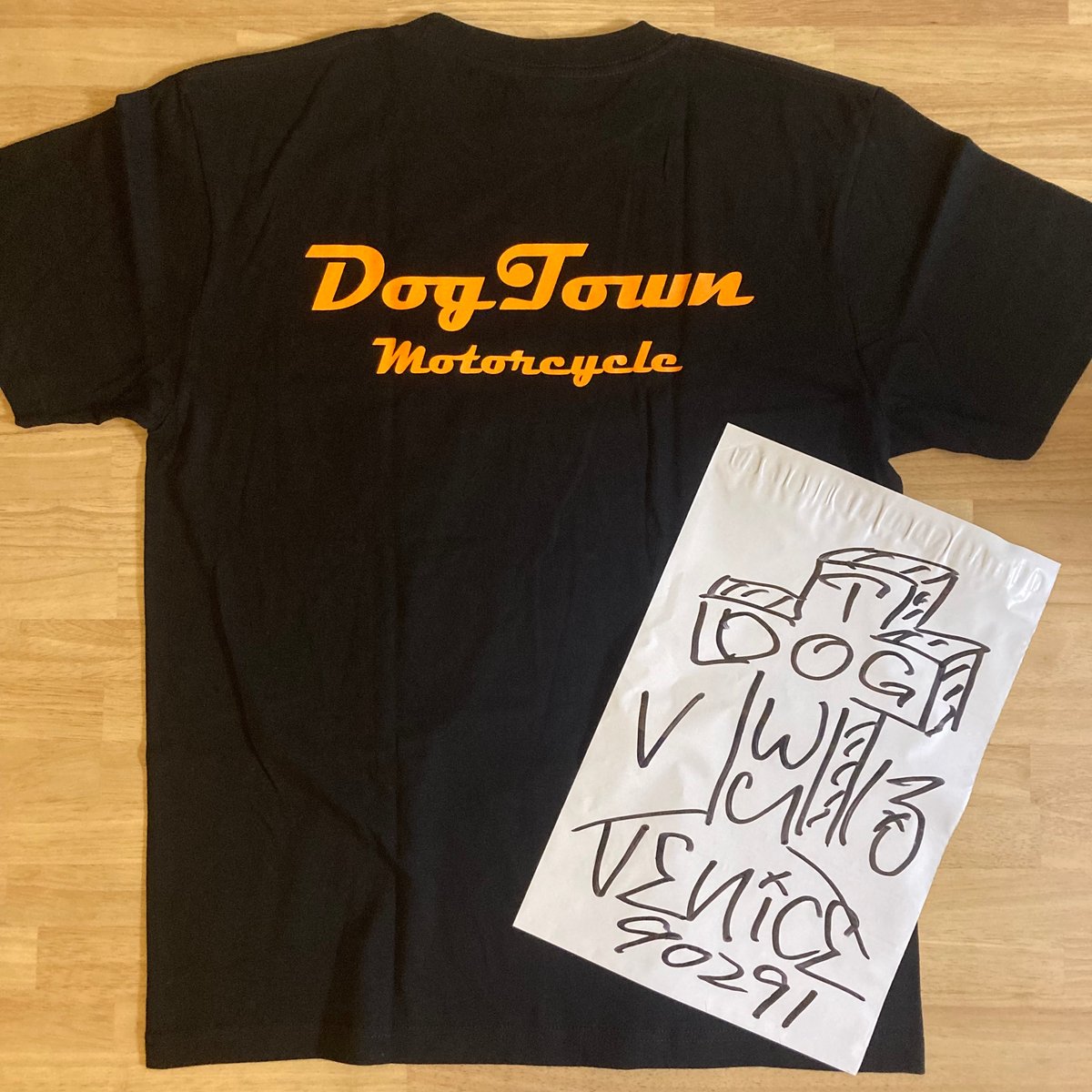 DOGTOWN Motorcycle Short-sleeve shirt Black-Ora