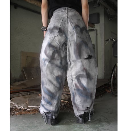 SHADOW WIDE REWORK DENIM