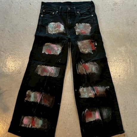 Remake Paint Wide Denim