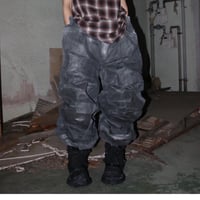 Reconstructed Paint Wide Denim