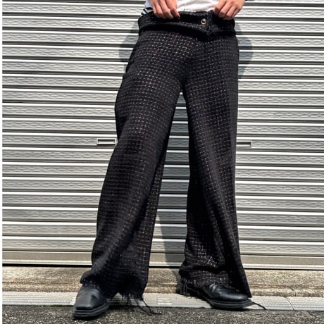 ORGN.original Tweed Wide Pants