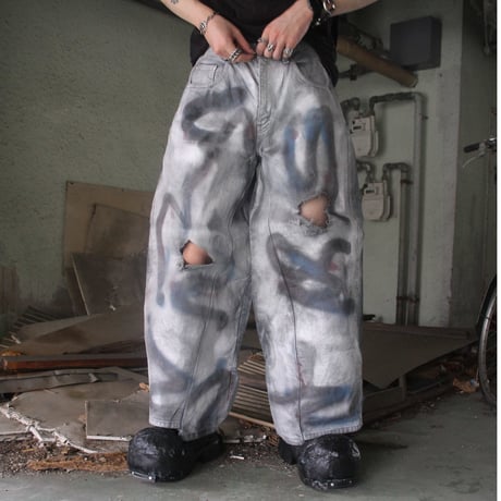 SHADOW WIDE REWORK DENIM
