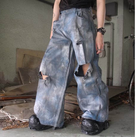 ICE FADE WIDE REWORK DENIM