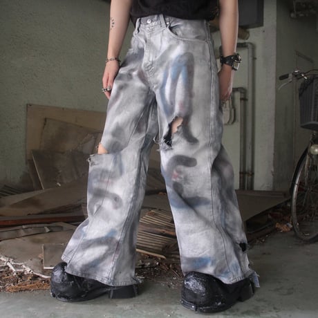 SHADOW WIDE REWORK DENIM