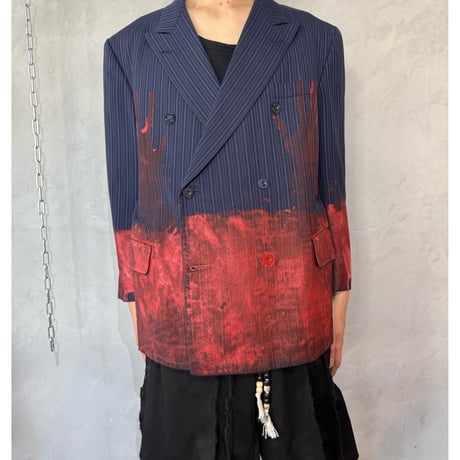 Paint Remake Stripe Jacket
