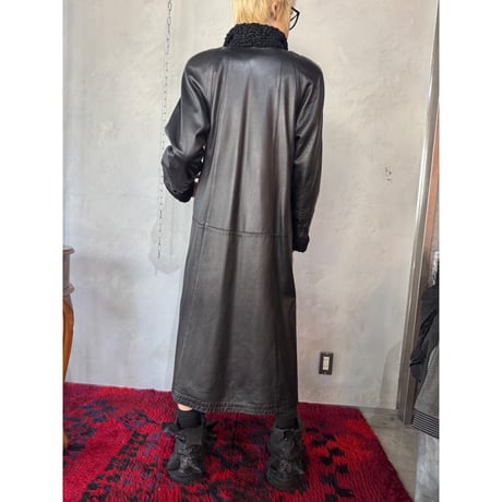 Sheep Leather Long Coat