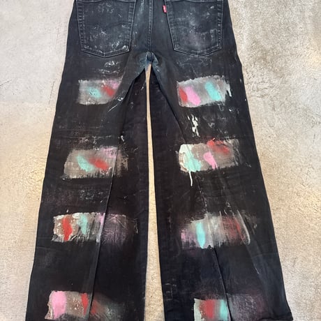 Remake Paint Wide Denim