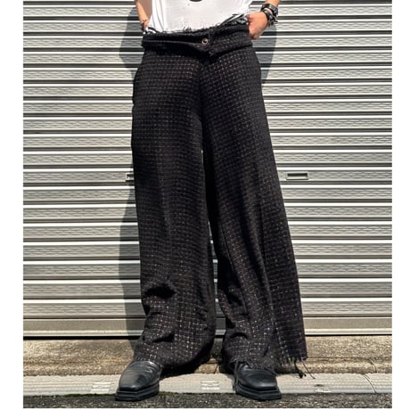 ORGN.original Tweed Wide Pants