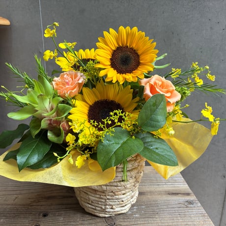 ひまわりの花かご ♡ fit=scale-down,w=1200