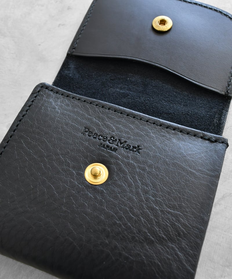 小物 peace&mark Serenity Mini Wallet / Black Serenity Mini Wallet / Black | Peace&Mark