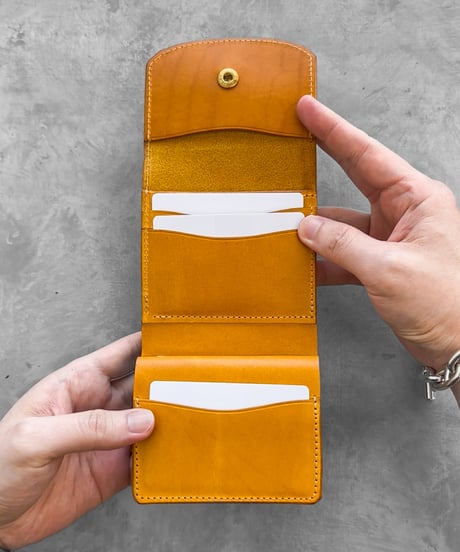 Serenity Mini Wallet / Amber Camel