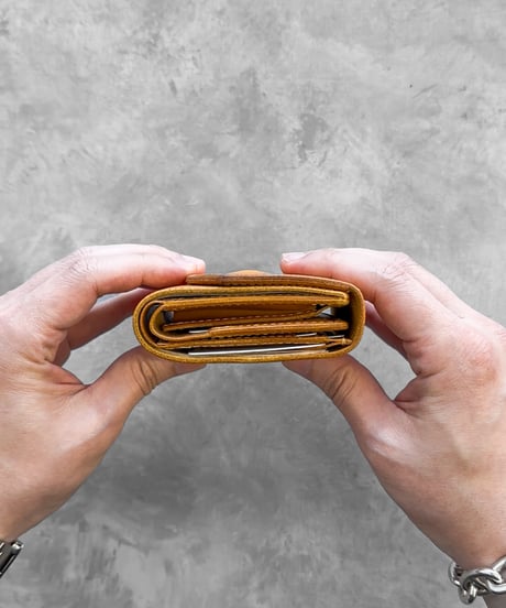 Serenity Mini Wallet / Amber Camel