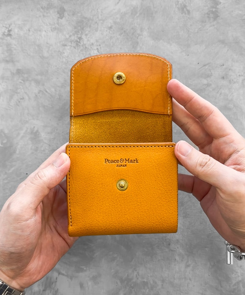Serenity Mini Wallet / Amber Camel | Peace&Mark