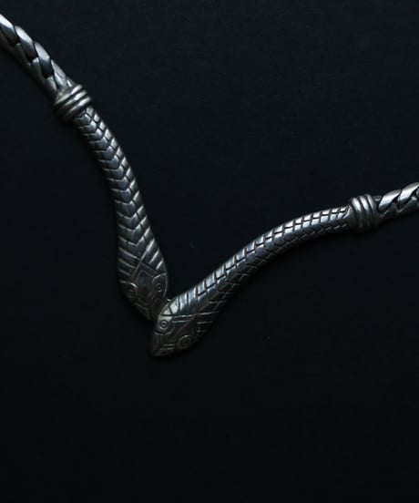 c.1970 Italy / スネークモチーフネックレス / Silver 925