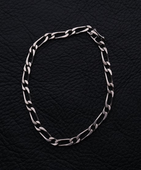 c.1960 France / Maille Cheval Link Chain Bracelet / Silver 800